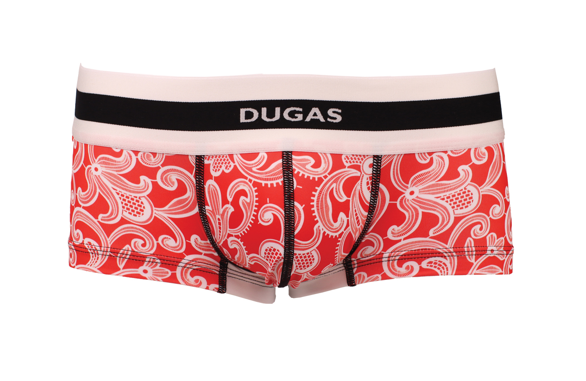 1287 RED ARABESQUE BOXER (Red)