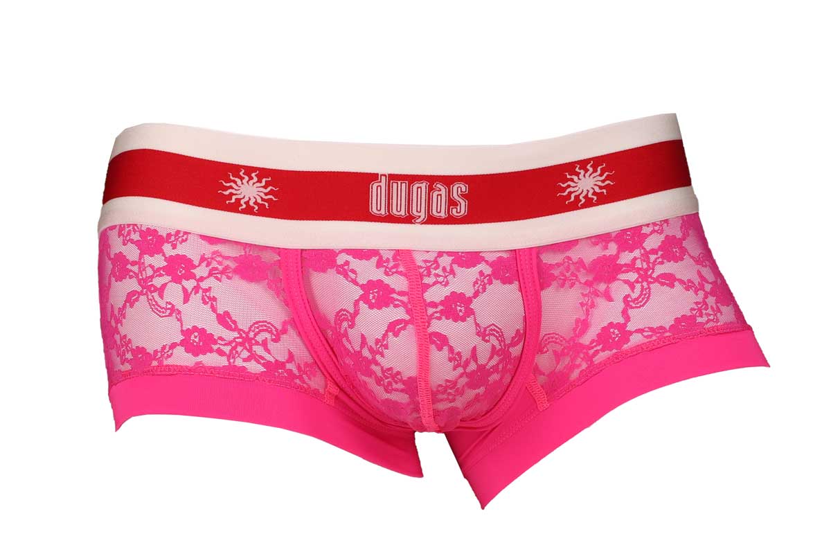 140010 LACE BOXERS (Pink)