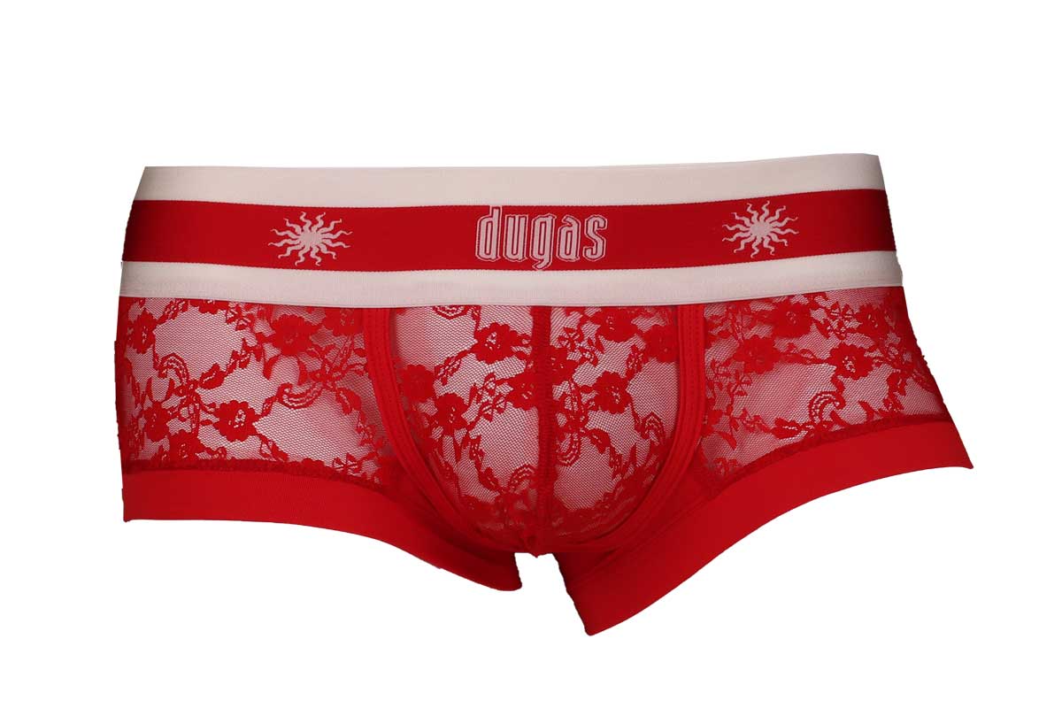 140012 LACE BOXERS (Red)