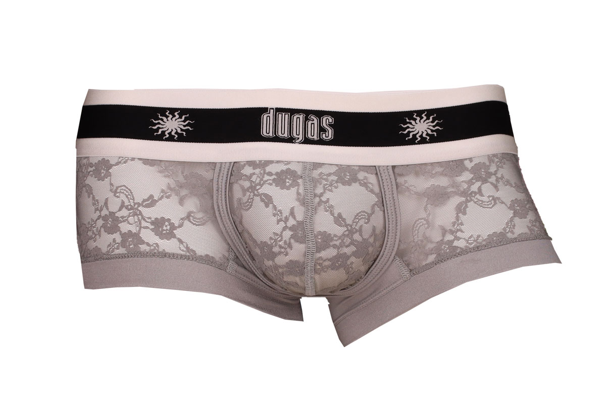 140003 LACE BOXERS (Gray)