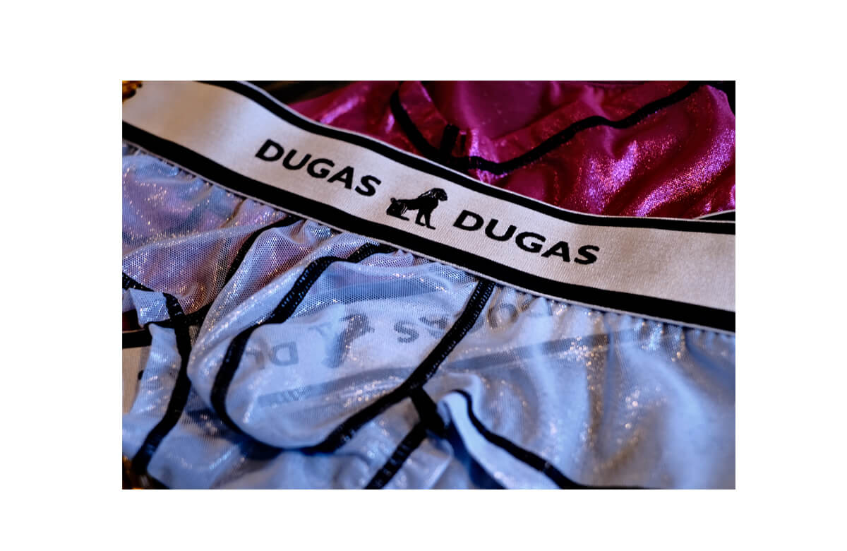 141407 FOIL COATED MESH BOXERS (Light blue)